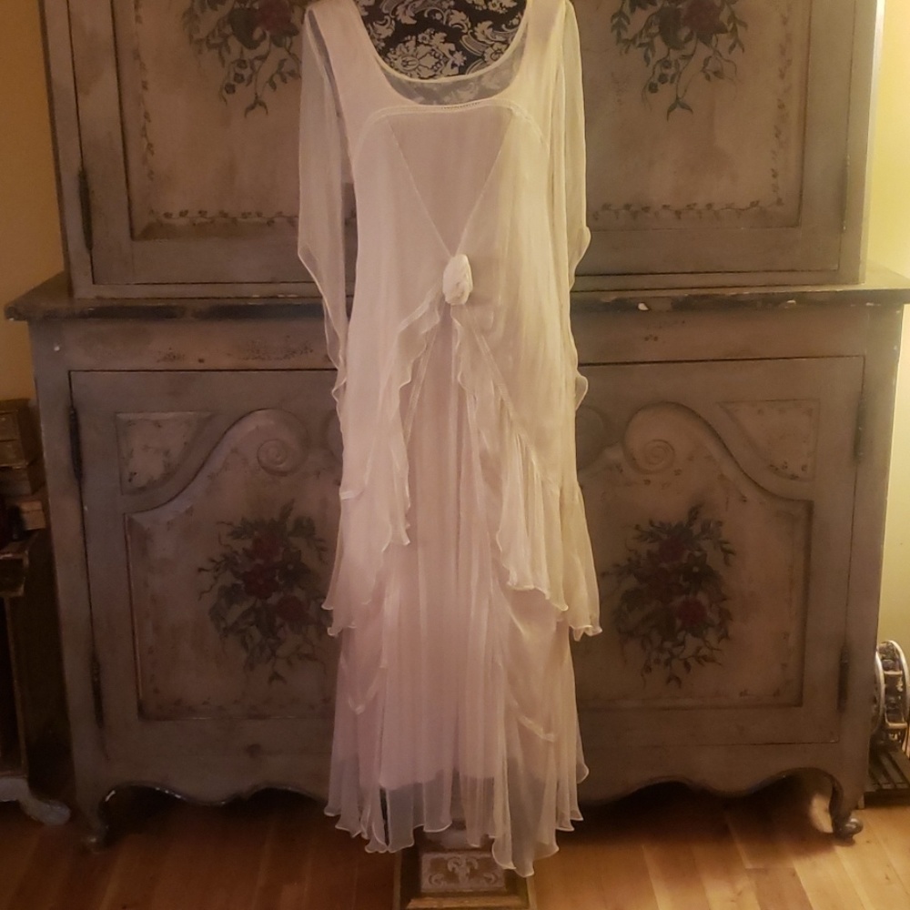 NWT Chiffon Nataya Romantic Dress 1x